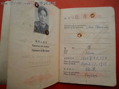 中華人民共和國護照的護照類型