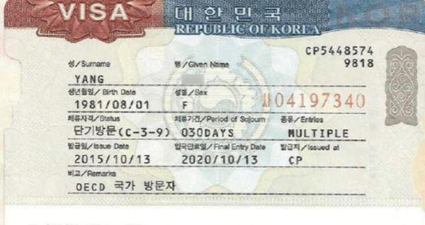 韓國簽證拒簽理由第十一條