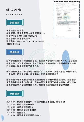 菁英職教網(wǎng)offer | 香港中文大學建筑學碩士