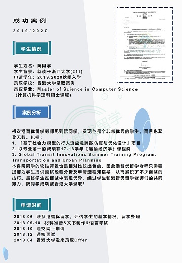 菁英職教網(wǎng)offer | 香港大學(xué)計算機(jī)科學(xué)理科碩士