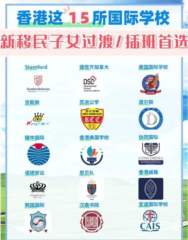 這15所香港國際學校 適合新移民家庭插班過渡