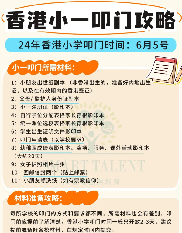 香港小一中一叩門(mén)攻略 錄取率翻倍！
