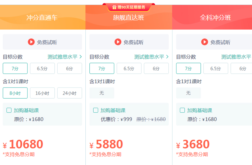 雅思培訓(xùn)課程